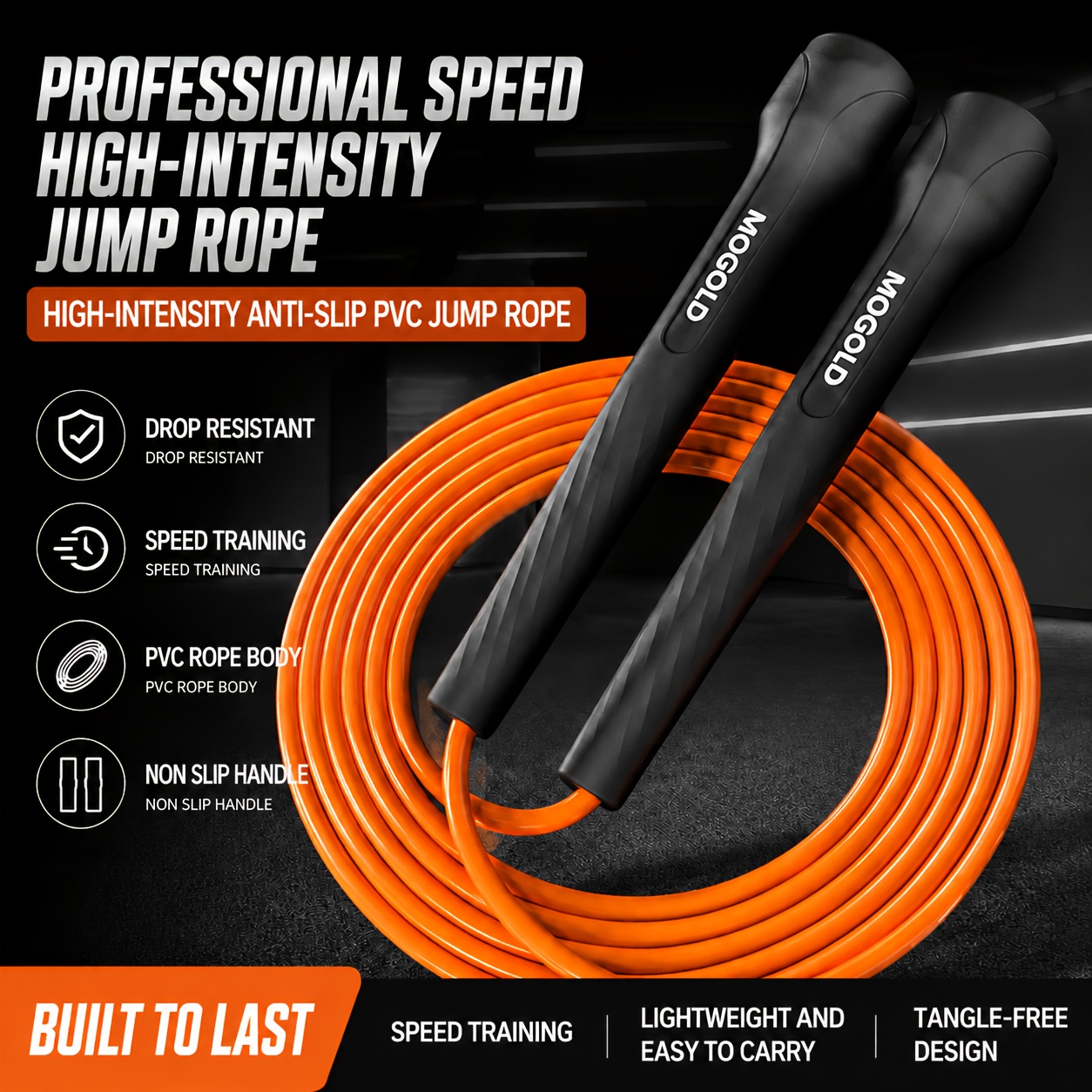 حبل قفز احترافي سريع - حبل تدر - مراجعة Skipping Rope Pvc وسعره