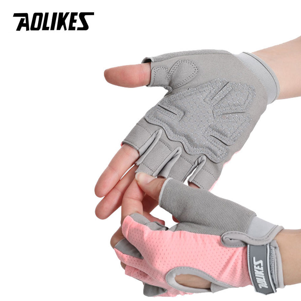 AOLIKES 1 زوج قفازات الصالة ال - مراجعة Crossfit Training وسعره