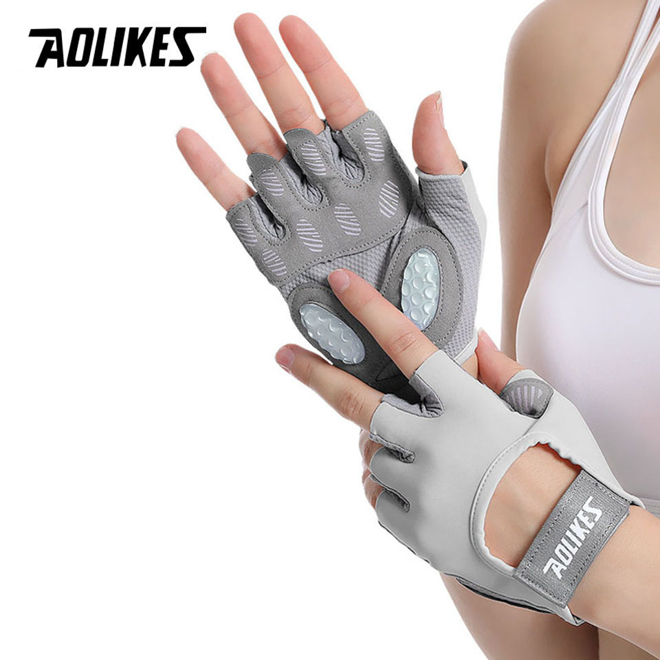 AOLIKES 1 زوج قفازات الصالة ال - مراجعة Crossfit Training وسعره